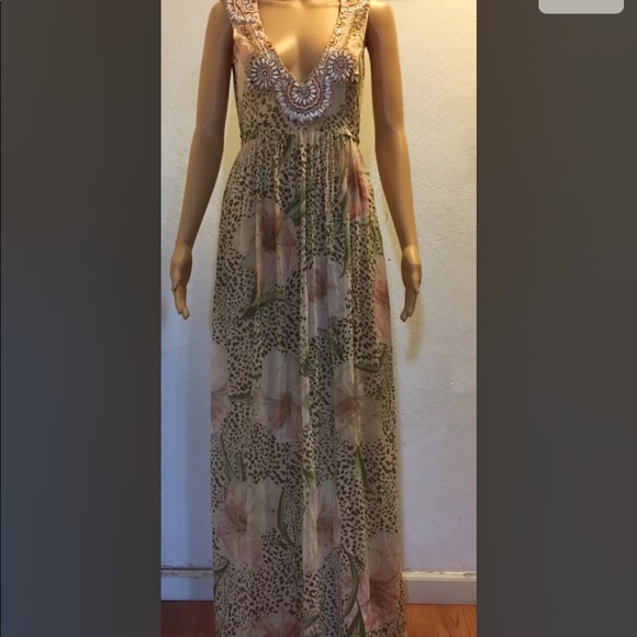 ICONIC BLUMARINE SS2005 SILK RUNWAY MAXI DRESS!!! - Picture 2 of 3